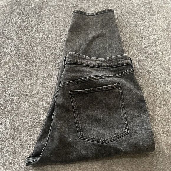 Old Navy Jeans Women's Plus 24 Black O.G. Straight High Rise Secret Slim Pockets - Picture 14 of 14